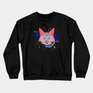 Cute Fox Scuba Diving Snorkel Ocean Swimming Gift Crewneck Sweatshirt